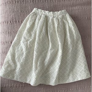 Bonpoint Eyelet Cotton skirt